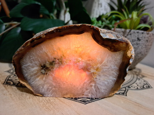 Agate Candle Holder ~ A