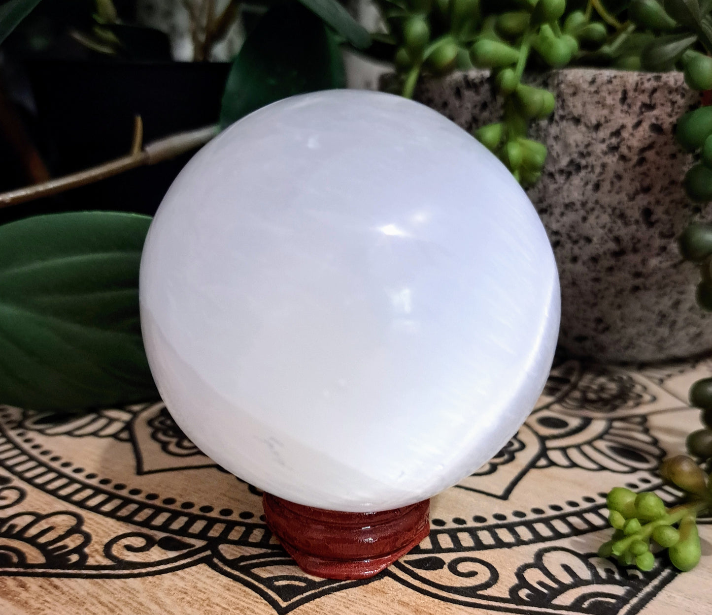 Selenite Sphere