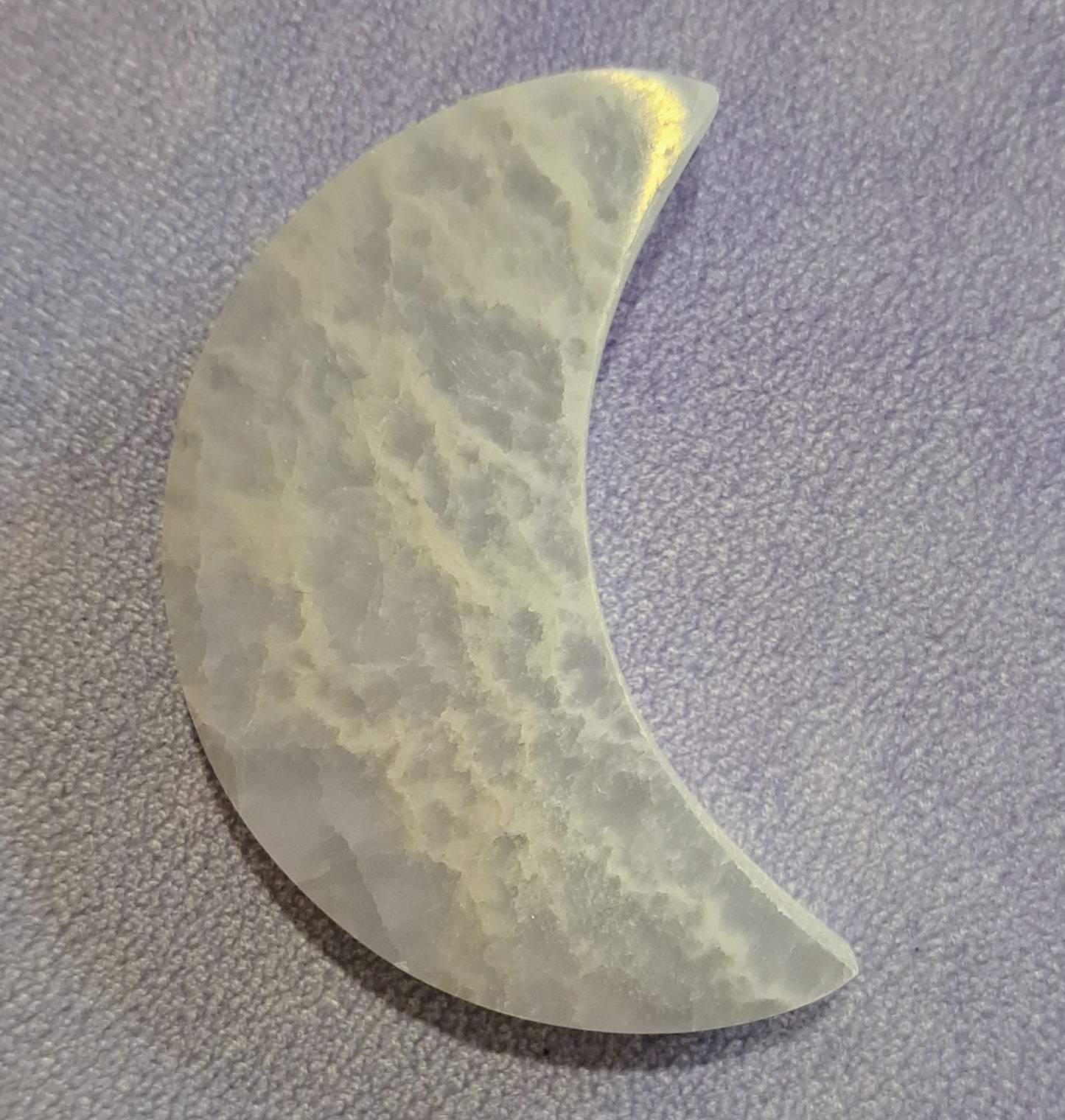 Selenite Moon Plate