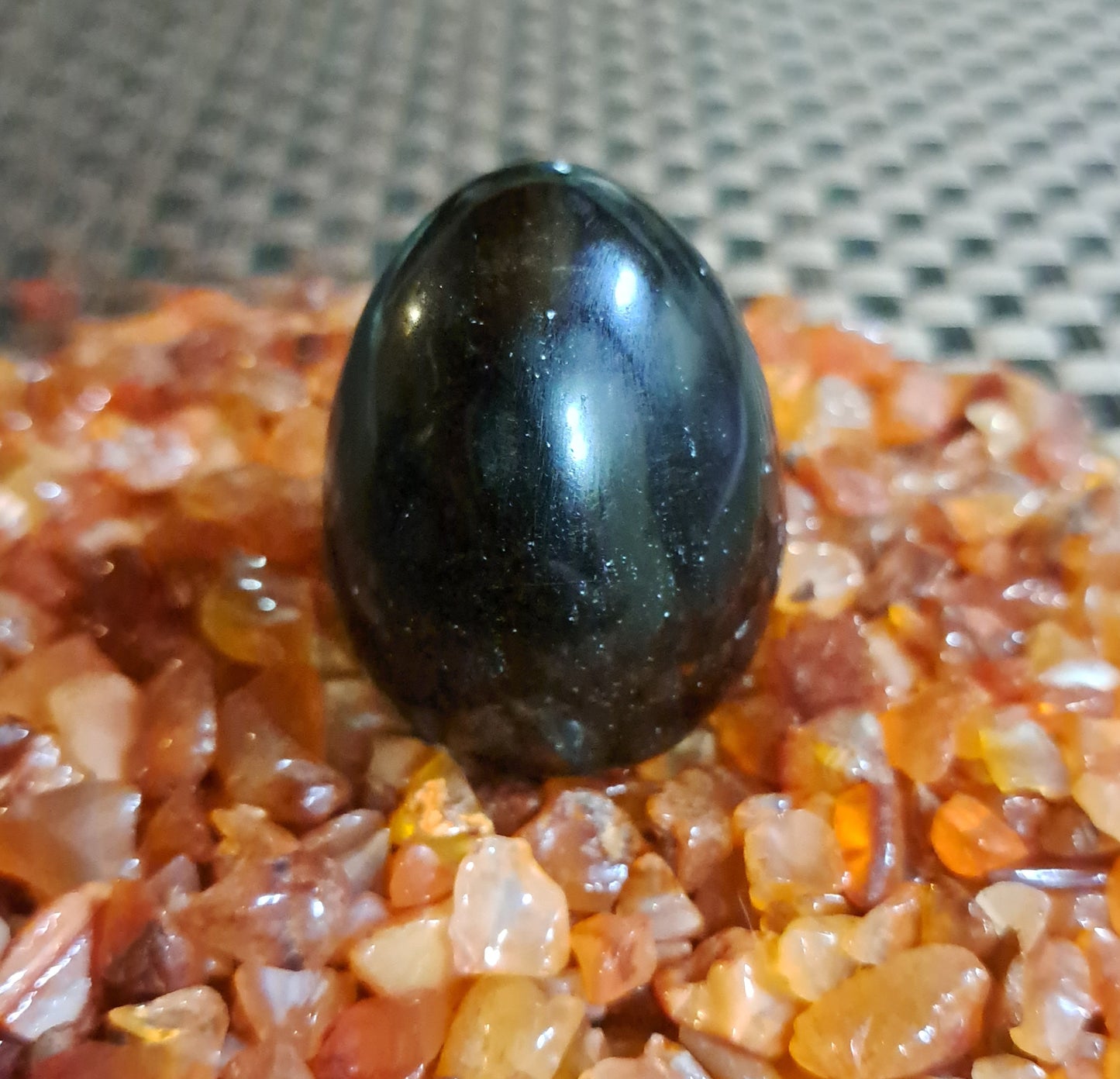 Yoni Egg ~ Black Obsidian ~ Medium