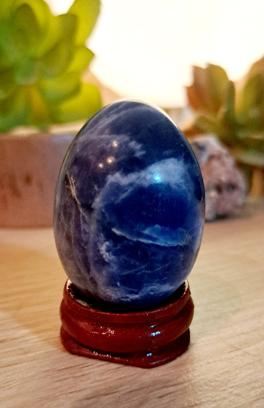 Yoni Egg ~ Sodalite ~ Medium