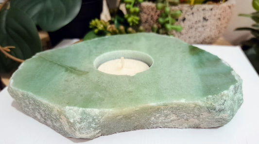 Aventurine Candle Holder ~ B