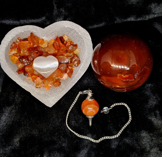 Carnelian Sphere Set