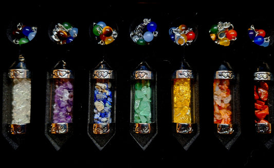 Chakra Energy Pendulum Set