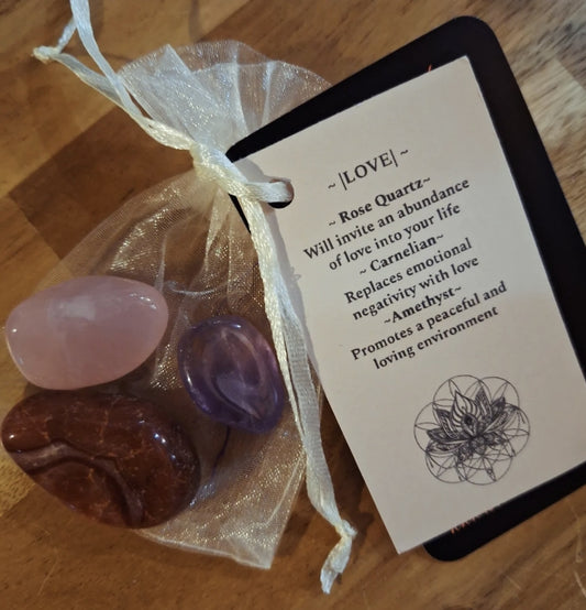 Crystal Support Bag - Love
